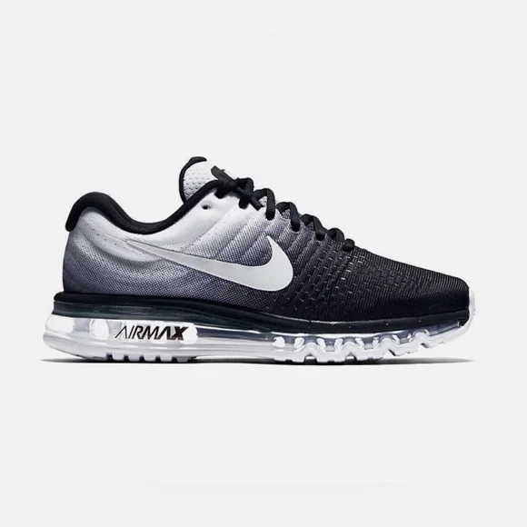 Nike Women's Black and White Air Max Sneakers - Picture 4 of 12
